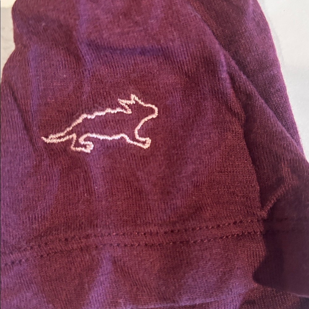 Horny Toad Women's Lightweight Hooded 1/4 Zip Maroon Long Sleeve Shirt - Large - Picture 4 of 5
